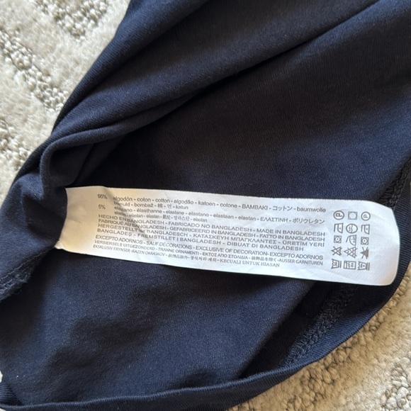 ZARA Girls Long Sleeve embroidered black Blouse Girls Size 11/12 - Picture 7 of 7